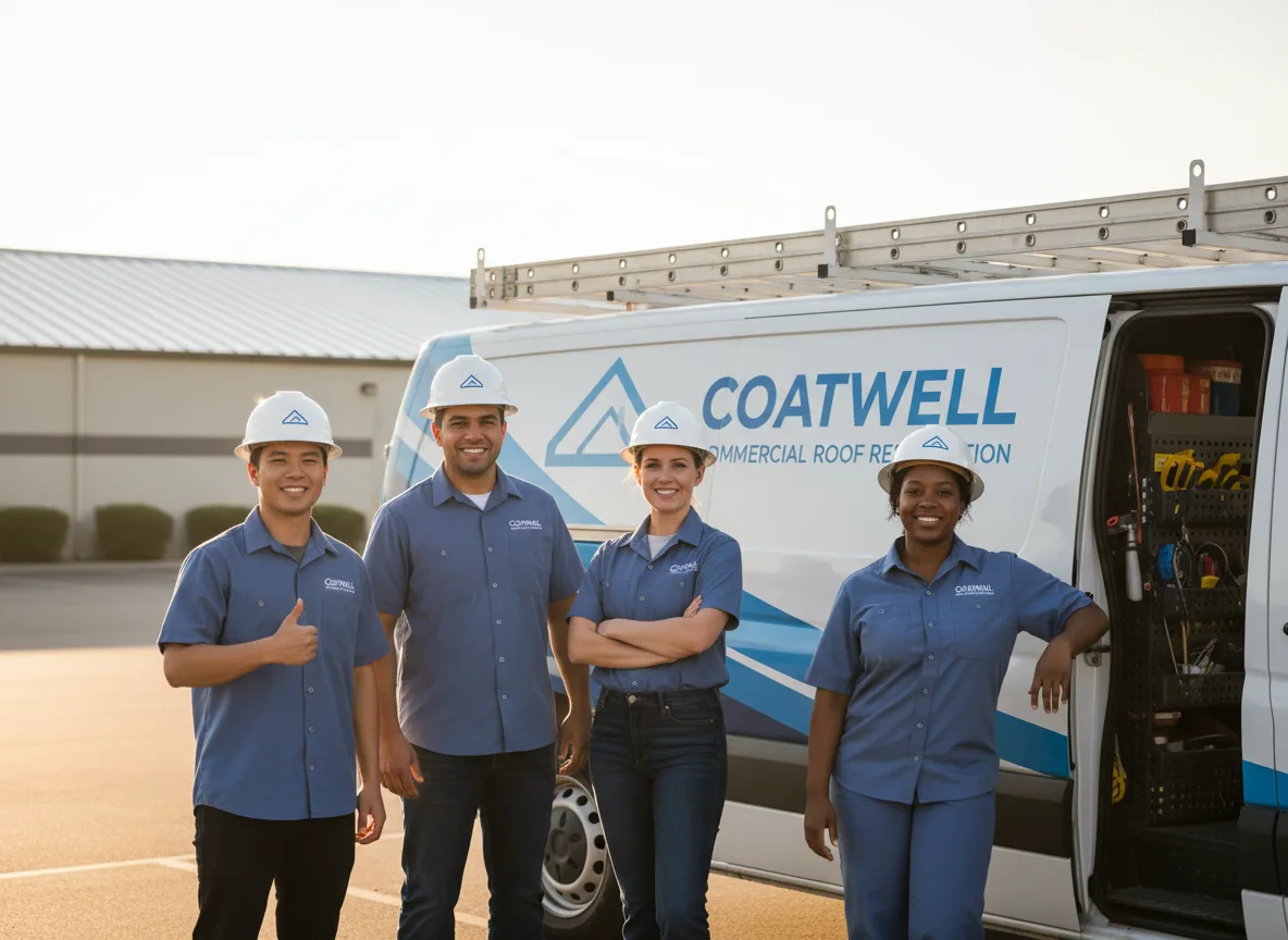 Commercial roof coating company in Bonita, LA